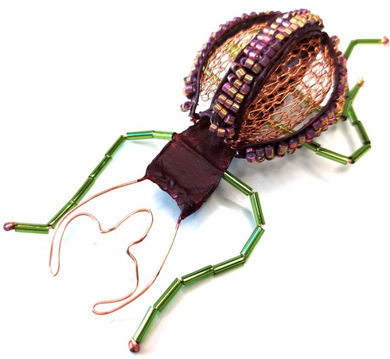 Mini Jewel Beetle Brooch Kit