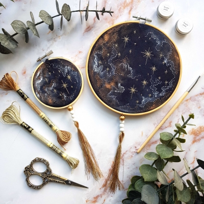 Starry Starry Night Hoop Kit