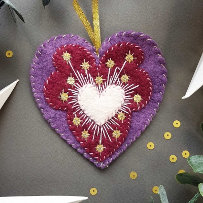 Textile Heart Design Four