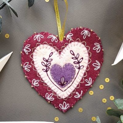 Textile Heart Design Two