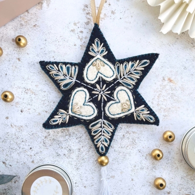 Textile Star Decoration Kit Design Four